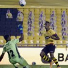 Fidel Martínez marcó un gol a lo Panenka hoy en el estadio Monumental.