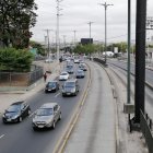Así estuvo la avenida Carlos Julio Arosemena este lunes 24 de agosto.