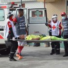 Walter Chávez quedó 'soñado' y fue llevado a una clínica para los exámenes respectivos.