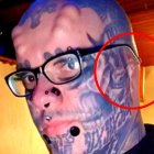 Así se ve Sandro, un confeso "adicto" a la modicación corporal, actualmente.