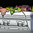 La inocente bebé recibió un golpe en la cabeza.