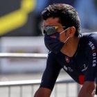 Richard Carapaz llegó con el pelotón principal en la tercera jornada del Tour que tuvo la meta en la ciudad de Sisteron.