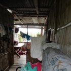 Así quedó la casa luego del crimen de la joven en El Empalme.