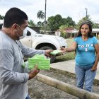 Se realizó la entrega de cubrebocas entre los pobladores.