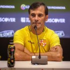 El DT de Barcelona, Fabián Bustos, es optimista de que su equipo gane la primera etapa de la LigaPro.