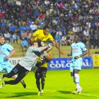 José Luis Perlaza anotó el gol del triunfo (2-1) que Barcelona alcanzó, en un partido disputado en 2009, ante Macará.