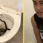 Siraphop Masukarat jamás olvidará esta vez que fue al baño.