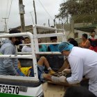 El obrero fue atendido y derivado a una casa de salud de Santa Elena