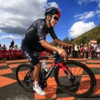 Richard Carapaz llegó en el puesto 25 de la etapa 14 del Tour de Francia.