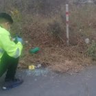 Agentes de Criminalística y de Dinased buscan obtener más indicios de este hecho.