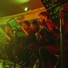 Los artistas que participarán se encuentran repasando el repertorio que interpretarán.