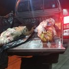 Los dos cadáveres fueron trasladados hasta la morgue para la autopsia de ley.