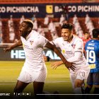 Los Cristian de Liga de Quito, el goleador Martínez y el Chavo Cruz.