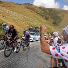 Richard Carapaz durante la etapa reina del Tour de Francia de la que fue protagonista.

 TOPSHOTS-TOPSHOT-CYCLING-FRA-TDF2020-STAGE17