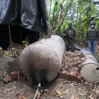 Todos los materiales que se encontraron en la refinería clandestina fueron destruidos.