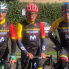 Jefferson Cepeda, Jonathan Caicedo y Richard Carapaz forman la selección de Ecuador para el Mundial de ciclismo de ruta.