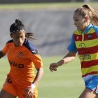 La delantera ecuatoriana Kerly Real es una de las nuevas figuras del Valencia de España.