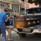 Ángel Guapulema fue velado en su residencia, ubicada en la ciudadela Carlos Alvarado.