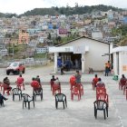 Uno de los puestos de triaje se ubicó en la Argelia, donde fueron atendidos 75 pacientes al día.