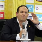 Francisco Egas, presidente de la Federación ecuatoriana de fútbol.