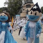 Se realizó el Pregón Cívico en el Parque Centenario, lo que da inicio a las fiestas de octubre en la celebración del Bicentenario de independencia de Guayaquil.