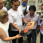 El Grupo Cultural Julio Jaramillo estuvo presente en el homenaje.