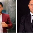 El presentador Mauricio Herrera (iz.) está demandado por el empresario Darío Burbano.