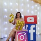 La influencer, Farita Galván, en una imagen promocional.