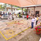 El yachac Antonio Sambonino invocó a estar en armonía con los elementos de la naturaleza.