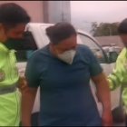 Exagente metropolitana fue llevada ante el fiscal de turno que calificó la flagrancia del hecho.