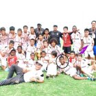 La sub-14 de Independiente del Valle cuando ganó el título nacional en 2013.