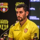 Bruno Piñatares marcó el gol que le dio los tres puntos a Barcelona.