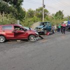 En uno de los accidentes murieron dos jóvenes que viajaban en un auto por el sitio Las Guaijas.