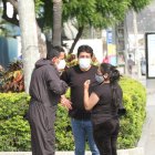 Familiares de la cañareja llegaron a Guayaquil para retirar el cadáver de su ser querido.