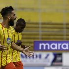 maxi Barreiro hizo dos goles para el Papá Aucas.
