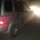 El carro de Geovanny Zambrano Alcívar quedó con las luces encendidas.