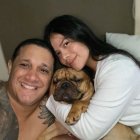 Carlos José Matamoros y Kathe Lino con Káiser.