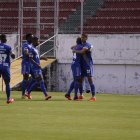 La celebración del gol de José Cevallos.