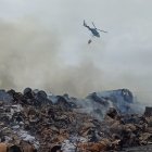 Incendio en Durán continúa. Los bomberos siguen en sus labores de apagar las llamas.