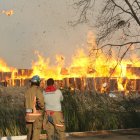 Los bomberos mencionan que el flagelo está en alarma 3.