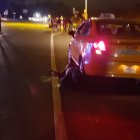 Luis Leonardo  Saetero Lala agonizó y luego murió al lado del vehículo que conducía.