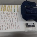 Parte de las dosis halladas en una vivienda de la ciudadela Pradera, en el cantón Milagro.