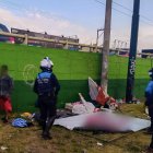 Las personas fueron retiradas de la vía pública