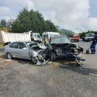 Cinco personas resultaron heridas en el accidente de Mejía.