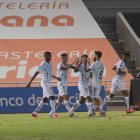 Gonzalo Mastriani (9) marcó el gol del empate entre Guayaquil City y Liga de Quito.