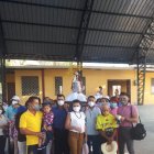 La imagen es llevada a los diferentes barrios del cantón Quilanga, en Loja