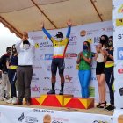 Cristian Toro es el primer dueño del maillot amarillo tras ganar la etapa inicial de la Vuelta al Ecuador.