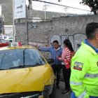 Los implicados chocaron contra un muro mientras huían.