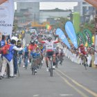 Byron Guamá fue el más rápido en los metros finales de la segunda jornada de la Vuelta al Ecuador.