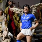 Está figura de Diego Maradona estará en los pesebres de los italianos.